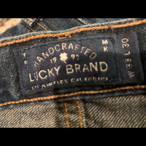 Men’s Lucky Brand Blue Jeans - Picture 2 of 4